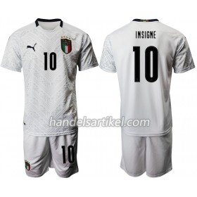 Italien Lorenzo Insigne 10 Kinder Auswärts Trikotsatz Euro 2020 Kurzarm (+ Kurze Hosen)
